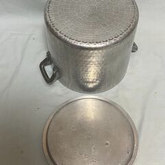 アルミ製　寸胴　蓋つきの画像
