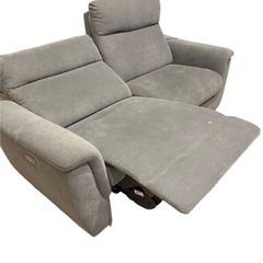 リクライニング電動ソファ　２人がけ掛けの画像