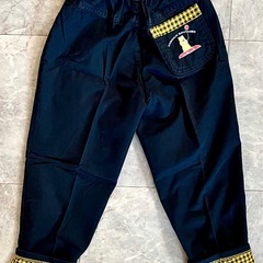 新品タグ付　キッズ120  ボンディング二重仕立て 濃グレー　日本製の画像