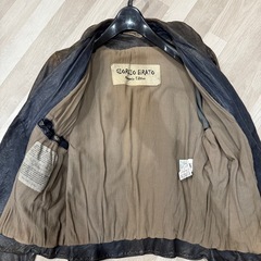 GIORGIO BRATO ジョルジオブラット　レザージャケット　46の画像