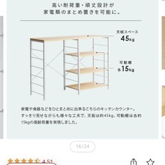 キッチンラックの画像