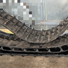 コンバインゴムクローラー400×79x44 久保田 SR-M20から取り外し　2本1セット
の画像