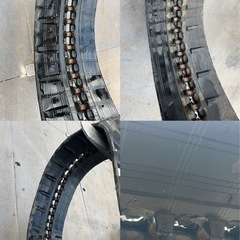 コンバインゴムクローラー400×79x44 久保田 SR-M20から取り外し　2本1セット
の画像