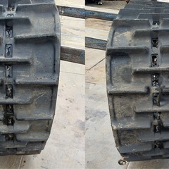 コンバインゴムクローラー400×79x44 久保田 SR-M20から取り外し　2本1セット
の画像