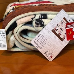 スヌーピーのラグの画像