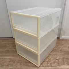 無印良品 ポリプロピレン収納ケース3個の画像