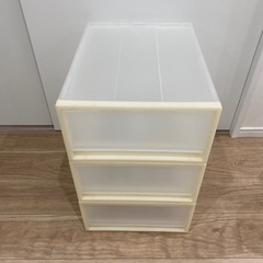 無印良品 ポリプロピレン収納ケース3個の画像