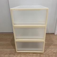 無印良品 ポリプロピレン収納ケース3個の画像