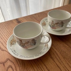 ピーターラビット　WEDGWOOD ティーカップ&ソーサー　2セットの画像