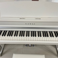 kawai電子ピアノ　2025年製　SCA401PWの画像