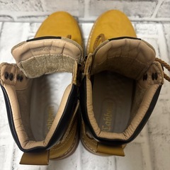 Cabbeen  イエロー　ワークブーツの画像