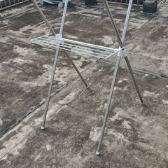 ■郵送にも対応いたします■ステンレス室内物干し・組み立て式■中古品■便利■の画像