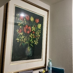 絵画（花）の画像