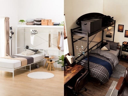 ニトリ ハンガーシェルフ バジーナJY ブラック