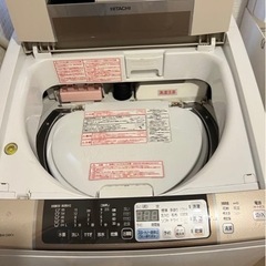 8kg★早い者勝ち‼️日立 BEAT WASH BW-D8KV 洗濯乾燥機　洗濯機の画像