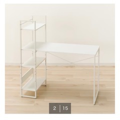 【商談中】ニトリ　システムデスク　ホワイト　の画像