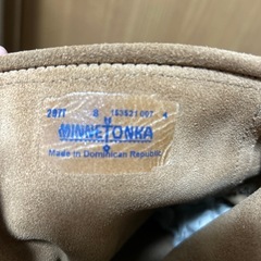MINNETONKA、ミネトンカ、ベロアショートブーツの画像