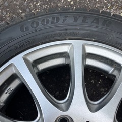 ◆155/65R14 ほぼ未使用スタッドレスタイヤ&アルミホイール4本セット◆の画像