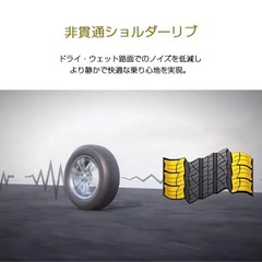 新品サマータイヤ 4本セット24年製　225/55R19の画像
