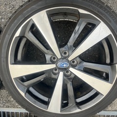 スタッドレスタイヤ付きSUBARU純正アルミホイール4本セットの画像
