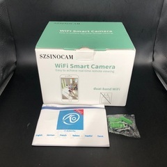 【170】新品1台 2.4GHz デュアルレンズ 屋外 Wi-Fi 720p高画質スマートカメラ〈IP65防水〉の画像