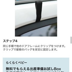 【未使用】車用ルーフバッグの画像