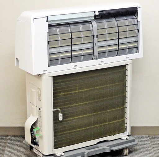 (50) TOSHIBA【RAS-J221RBK】 東芝 プラズマ空清 AI快適 フィルター自動お掃除＆楽ダストボックス 無線LAN内蔵 ルームエアコン 2.2kW おもに6畳用 2022年製 取付販売