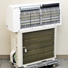 (50) TOSHIBA【RAS-J221RBK】 東芝 プラズマ空清 AI快適 フィルター自動お掃除＆楽ダストボックス 無線LAN内蔵 ルームエアコン 2.2kW おもに6畳用 2022年製 取付販売
の画像