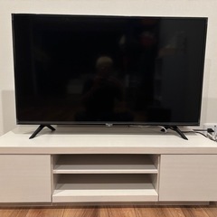 無料‼️テレビ台 収納付き ホワイトの画像