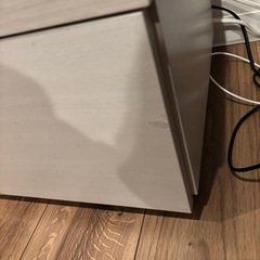 無料‼️テレビ台 収納付き ホワイトの画像