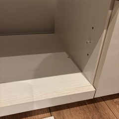 無料‼️テレビ台 収納付き ホワイトの画像