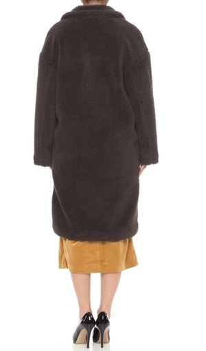 美品！NANO・UNIVERSEグレー ボアコート 38