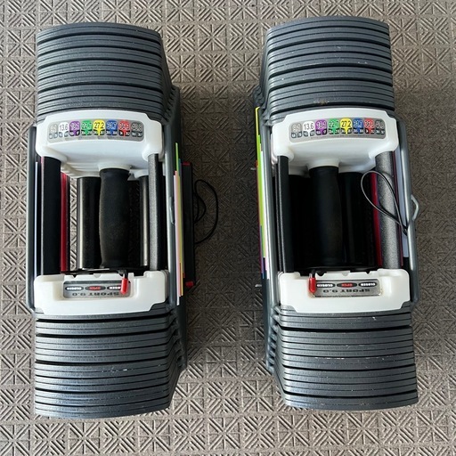 可変式ダンベル 最大40.8kgx2個 パワーブロック セット 40kg