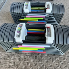 可変式ダンベル 最大40.8kgx2個 パワーブロック セット 40kgの画像