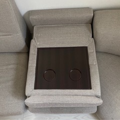 ニトリコーナーローソファ４点セットの画像