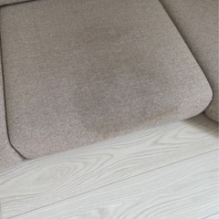 ニトリコーナーローソファ４点セットの画像