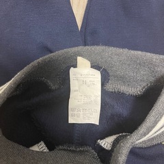 消防車刺繍 ネイビー パンツ 80cmの画像