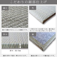 国産置き畳　琉球畳　65×65cm 厚さ1.5cm 16枚セット 天然い草の画像