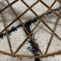 フランフラン　ガラステーブルの画像