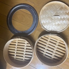 せいろ2段、板付き（18センチ）の画像