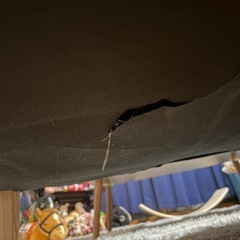 ソファ 青  2人掛けの画像