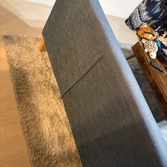 ソファ 青  2人掛けの画像