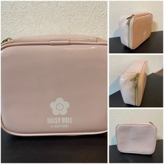 マリークワント ミラー付きドレッサーポーチ コスメポーチMARY QUANT の画像