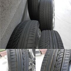 WORKアルミ・軽自動車 17インチセット・バリ山タイヤの画像