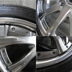 WORKアルミ・軽自動車 17インチセット・バリ山タイヤの画像
