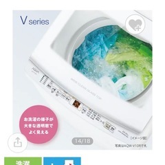 【ほぼ新品】AQUA 洗濯機の画像