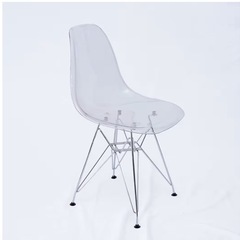 新宿区★大理石スリムテーブル&スケルトンチェアセットの画像