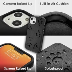 PROXA iPhone 14 Pro 6.7インチ iPhoneケース アイフォンカバー アイフォンケース 用万能携帯電話ケース - MagSafe充電器対応 - フルプロテクション/カードホルダースタンド/アームバンドストラップ - iPhone 14 Proに対応の画像