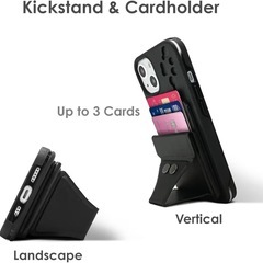 PROXA iPhone 14 Pro 6.7インチ iPhoneケース アイフォンカバー アイフォンケース 用万能携帯電話ケース - MagSafe充電器対応 - フルプロテクション/カードホルダースタンド/アームバンドストラップ - iPhone 14 Proに対応の画像