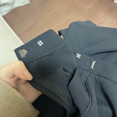 黒　ワイドパンツ　レディース　42号の画像